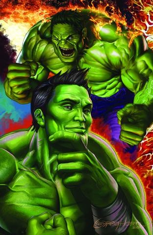 GENERATIONS: BANNER HULK & TOTALLY AWESOME HULK #1 GREG HORN EXCLUSIVE VIRGIN VARIANT