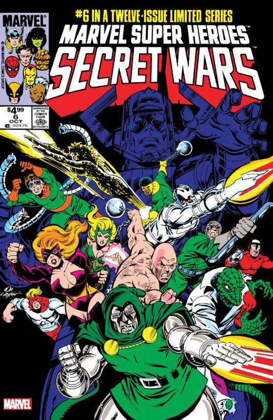 MARVEL SUPER HEROES SECRET WARS #6 BOB LAYTON FACSIMILE EDITION 2024 FOIL VARIANT