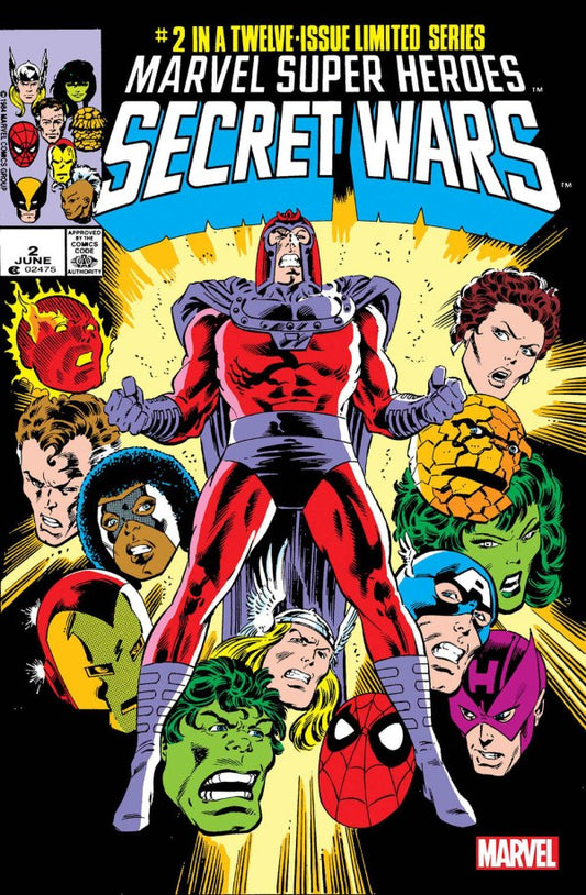 MARVEL SUPER HEROES SECRET WARS #2 MIKE ZECK FACSIMILE EDITION 2024 FOIL VARIANT