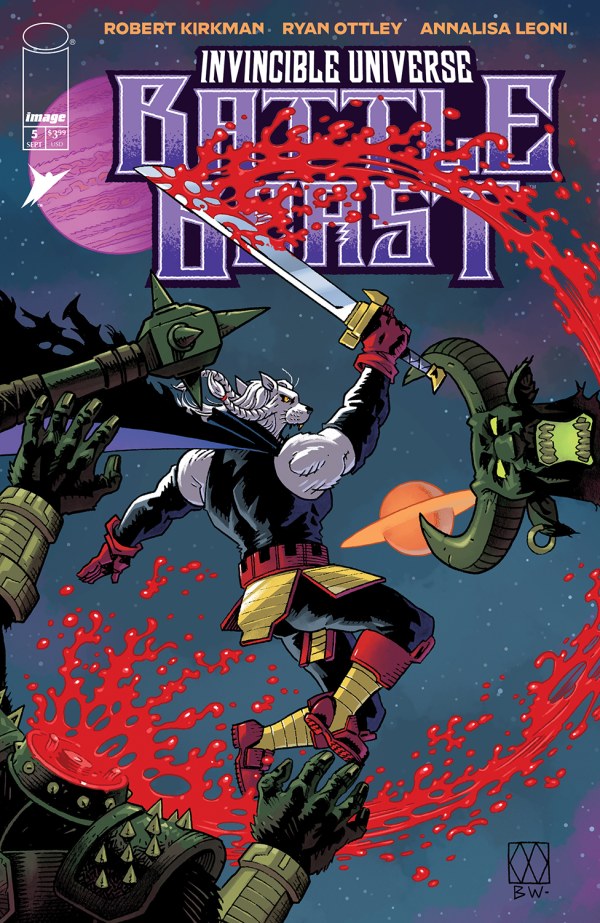 INVINCIBLE UNIVERSE: BATTLE BEAST #5 MATT WAGNER VARIANT RATIO 1:50