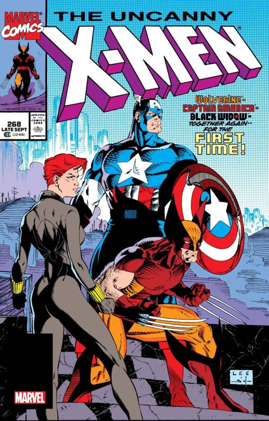 UNCANNY X-MEN #268 JIM LEE FACSIMILE EDITION 2024 FOIL VARIANT