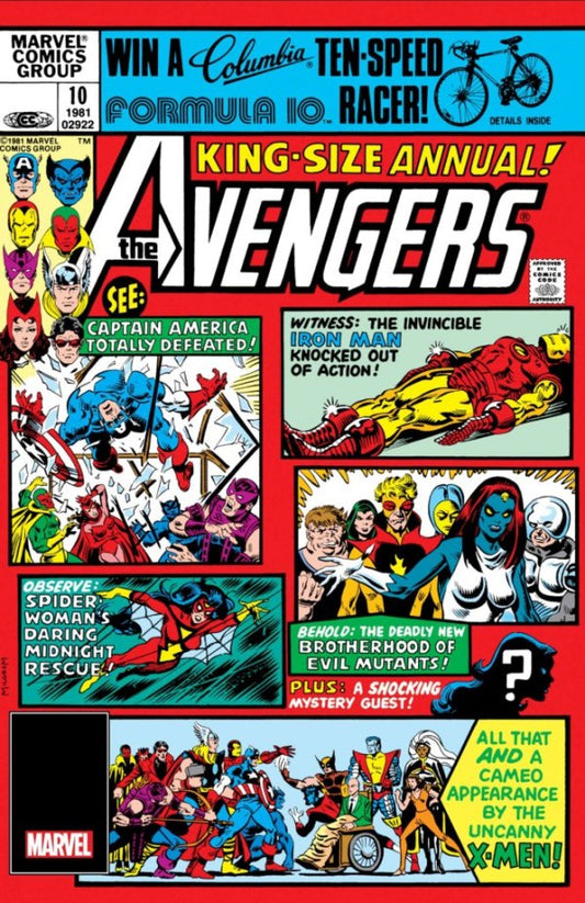 THE AVENGERS ANNUAL #10 AL MILGROM FACSIMILE EDITION 2024 FOIL VARIANT