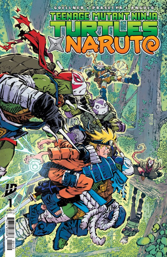 TEENAGE MUTANT NINJA TURTLES X NARUTO #1 2ND PRINTING JORGE CORONA