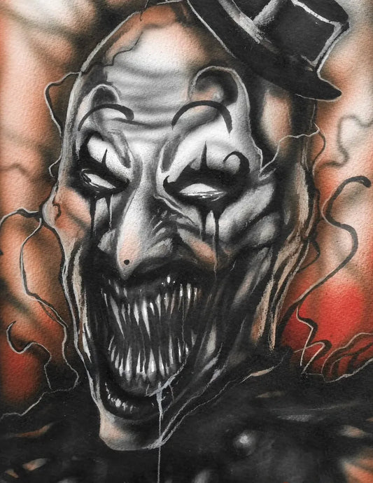 TERRIFIER ART BOOK GORKEM DEMIR EXCLUSIVE MAGMA FOIL TERRIFICON 2025 LTD. 30